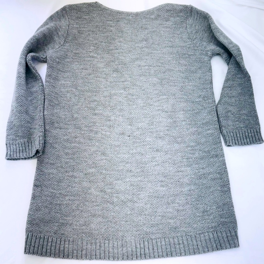 Cotton Emporium Scoop Neck Knit Owl Graphic Sweater Size Small Made in the USA - Picture 5 of 7